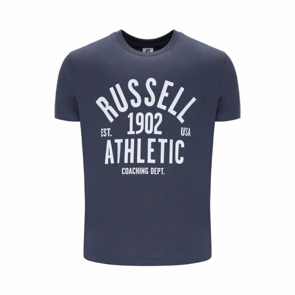Tricou cu Mânecă Scurtă Bărbați Russell Athletic AMT A40101 Gri