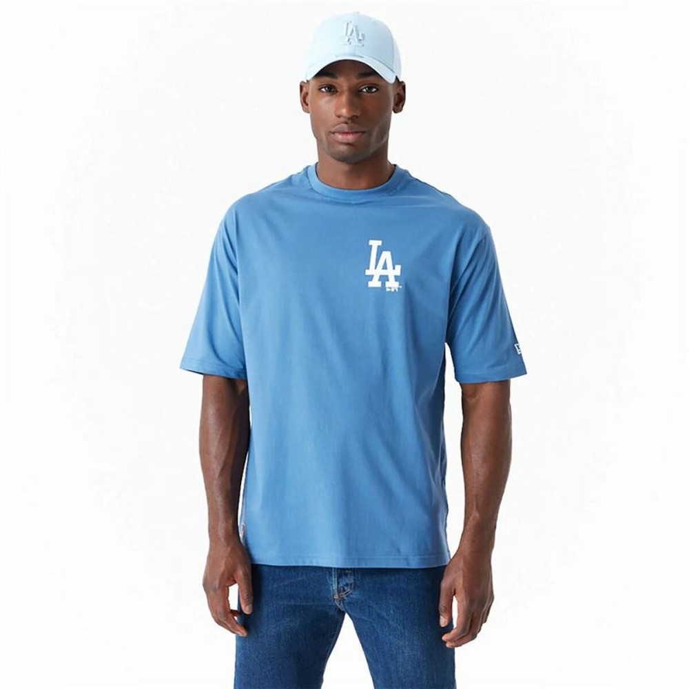 Tricou cu Mânecă Scurtă Bărbați New Era LA Dodgers MLB World Series Albastru