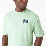 Tricou cu Mânecă Scurtă Bărbați New Era New York Yankees MLB Burger Verde