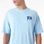 Tricou cu Mânecă Scurtă Bărbați New Era LA Dodgers MLB Burger Albastru