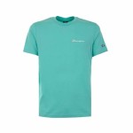 Tricou cu Mânecă Scurtă Bărbați Champion Crewneck Turquoise