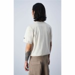 Tricou cu Mânecă Scurtă Bărbați Champion Crewneck Bej