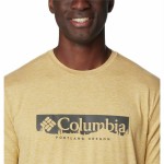 Tricou Sport cu Mânecă Scurtă Columbia Kwick Hike™  Galben