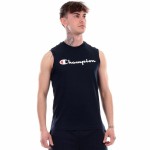 Tricou Sport cu Mânecă Scurtă Champion Crewneck  Negru
