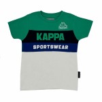 Tricou cu Mânecă Scurtă pentru Copii Kappa 8036M00058 Albastru