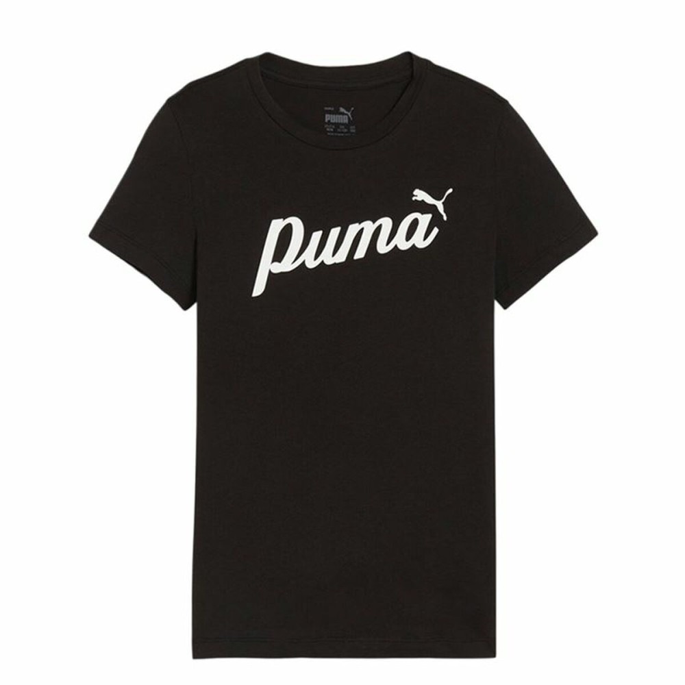 Tricou cu Mânecă Scurtă pentru Copii Puma Essentials + Script