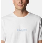 Tricou cu Mânecă Scurtă Bărbați Columbia Explorers Canyon™ Alb