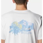 Tricou cu Mânecă Scurtă Bărbați Columbia Explorers Canyon™ Alb