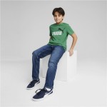 Tricou cu Mânecă Scurtă pentru Copii Puma Essentials+ Măslină