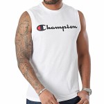 Tricou cu Bretele Bărbat Champion Crewneck Alb