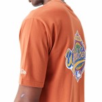 Tricou cu Mânecă Scurtă Bărbați New Era New York Yankees MLB World Portocaliu