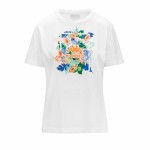 Tricou cu Mânecă Scurtă Bărbați Kappa Frienda Graphik Alb