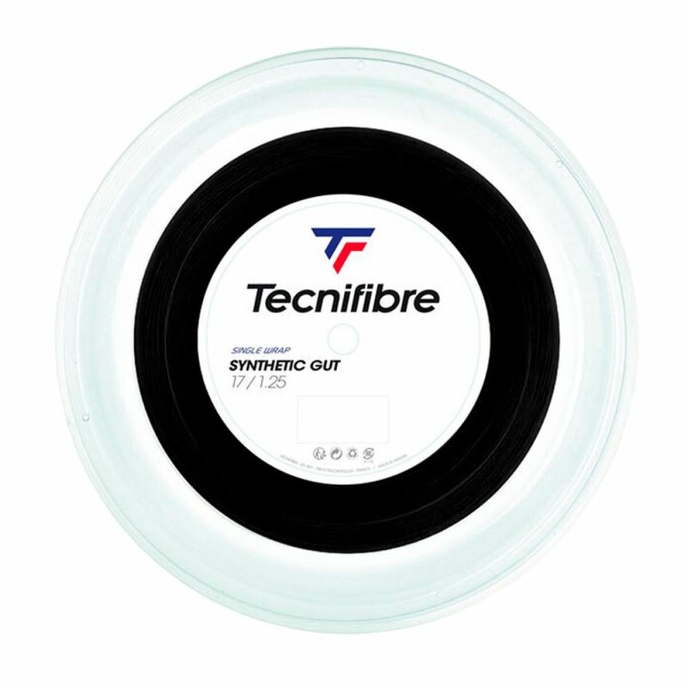 Șnur de rachetă Tecnifibre 200M Synthetic Gut Negru 1,35 mm