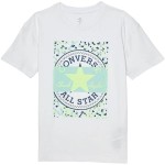 Tricou cu Mânecă Scurtă pentru Copii Converse Boyfriend Graphicrt Alb