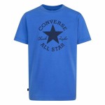 Tricou cu Mânecă Scurtă pentru Copii Converse Sustainable Core Sse Albastru