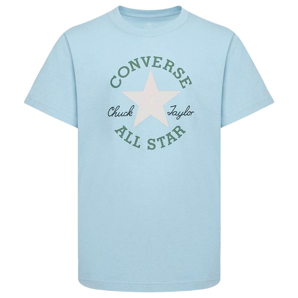 Tricou cu Mânecă Scurtă pentru Copii Converse Sustainable Core Sse Albastru celest