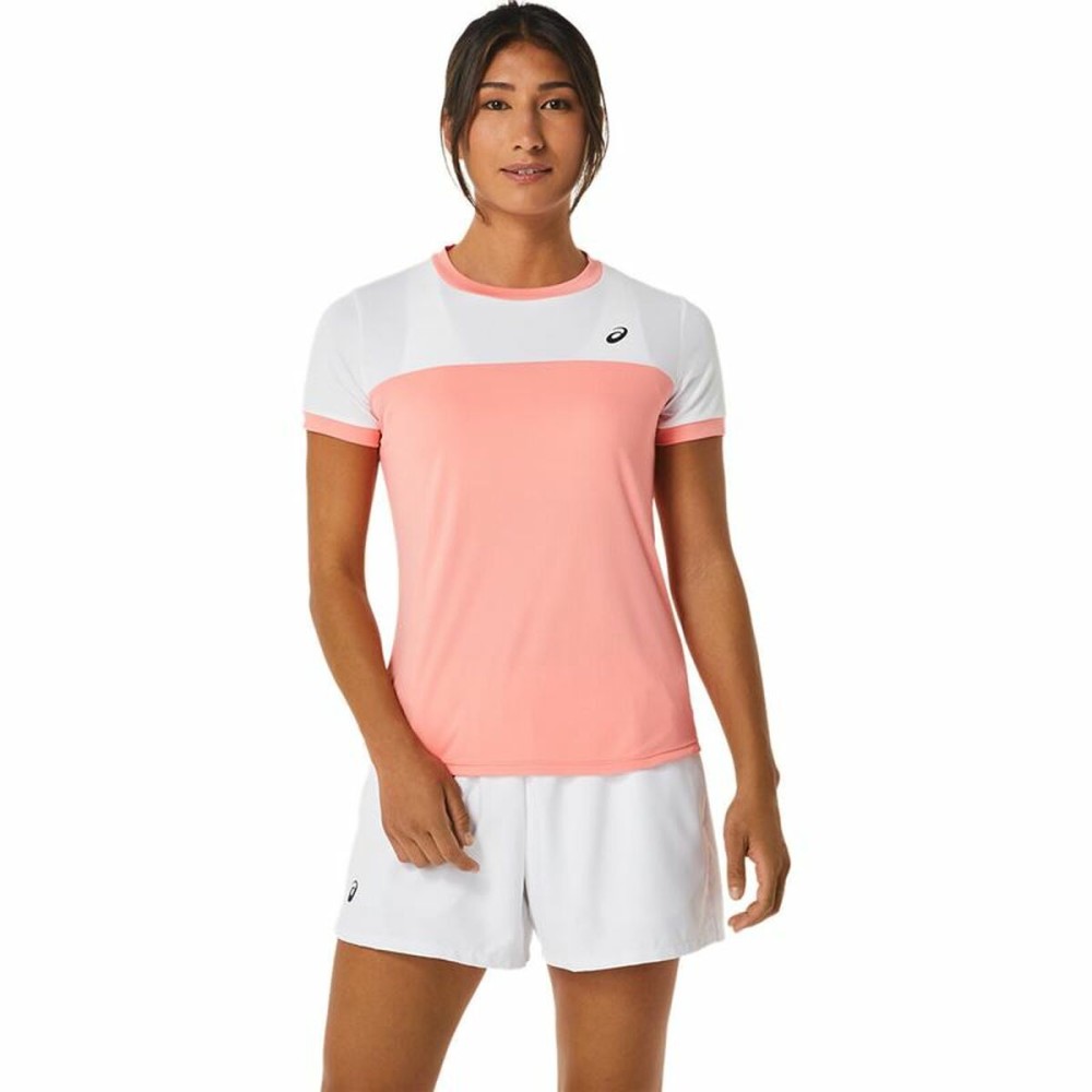 Tricou Sport cu Mânecă Scurtă Asics Court Roz Tenis