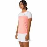 Tricou Sport cu Mânecă Scurtă Asics Court Roz Tenis