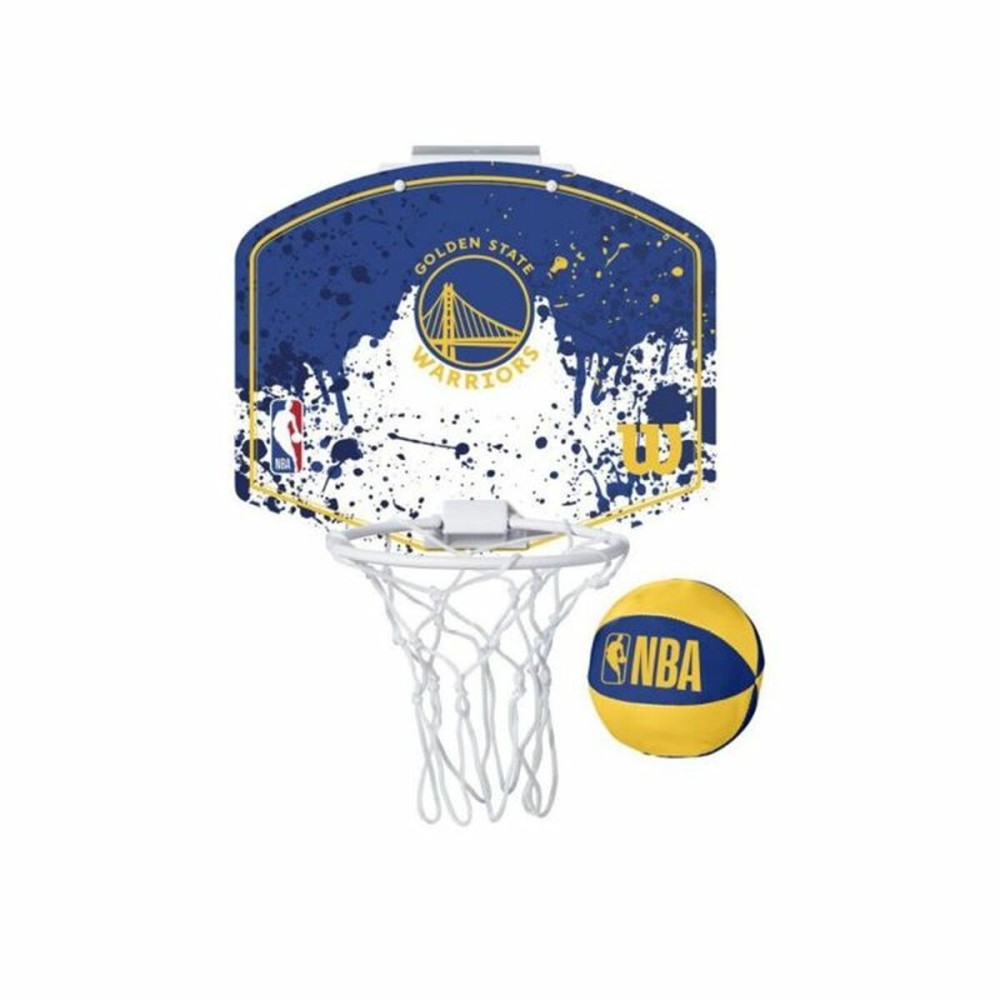 Coș de Baschet Wilson Nba Team Mini Hoop - Golden State Warriors Albastru