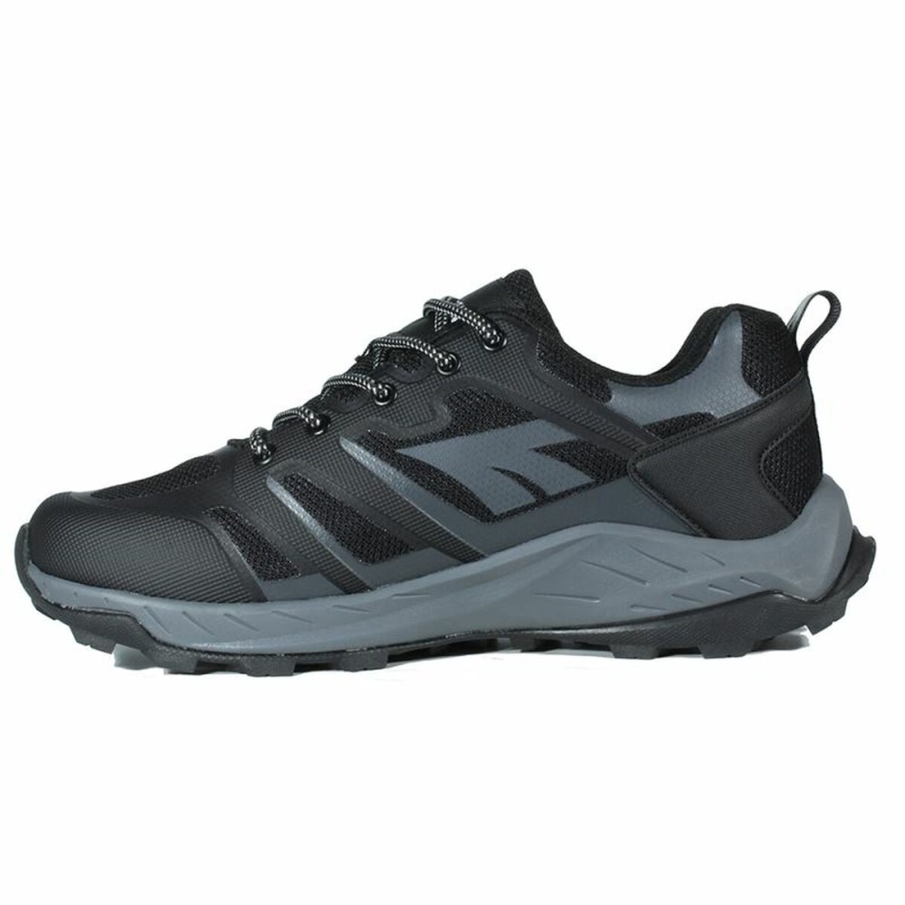 Pantofi trail pentru bărbați (alergare montană) Hi-Tec Toubkal Low Waterproof Negru