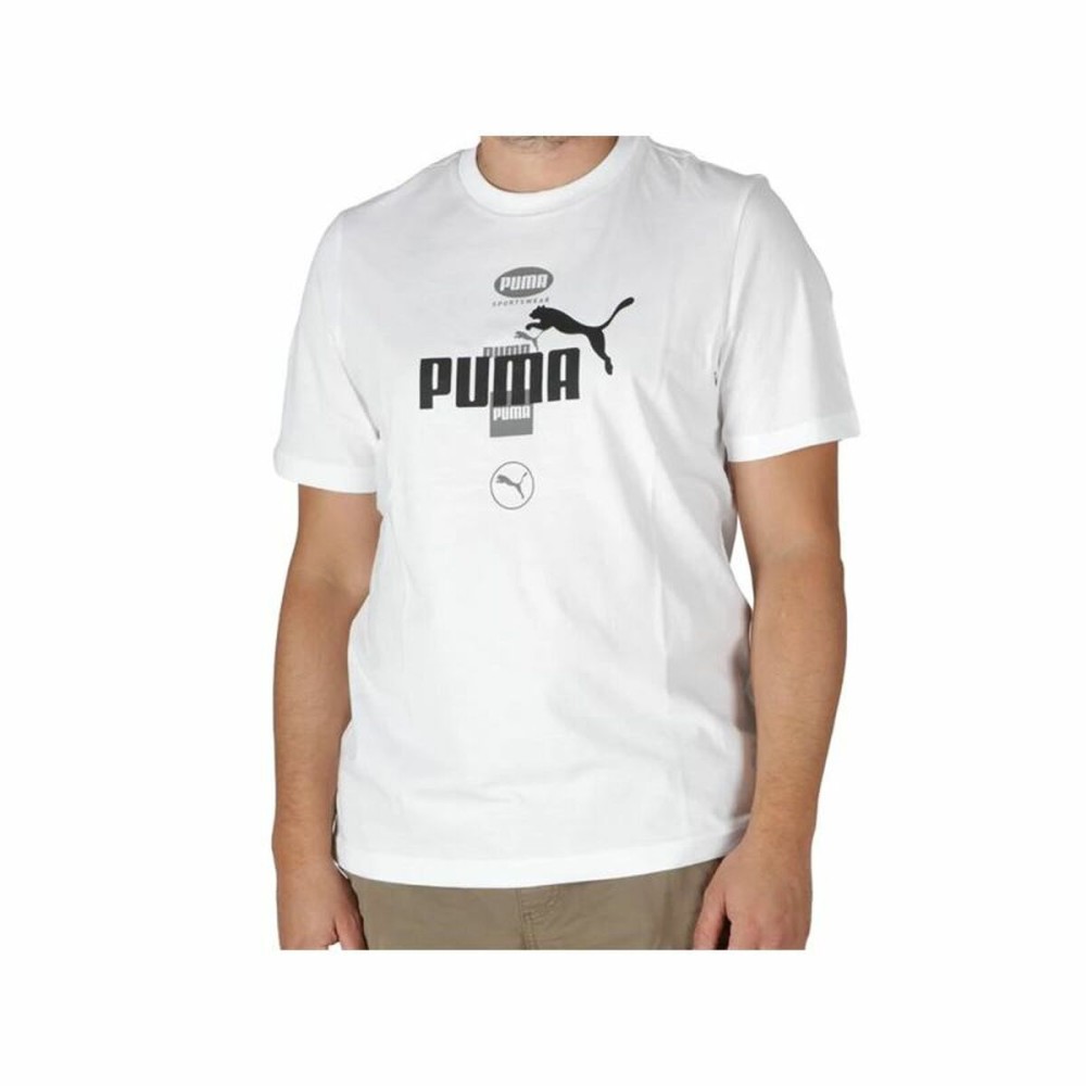 Tricou cu Mânecă Scurtă Bărbați Puma Puma Power Graphic