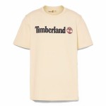 Tricou cu Mânecă Scurtă Bărbați Timberland Kennebec River Linear Logo