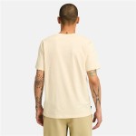 Tricou cu Mânecă Scurtă Bărbați Timberland Kennebec River Linear Logo