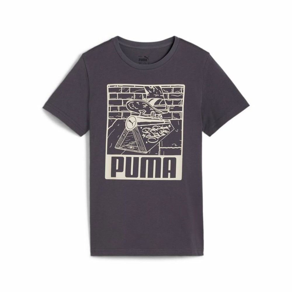 Tricou cu Mânecă Scurtă pentru Copii Puma Mov