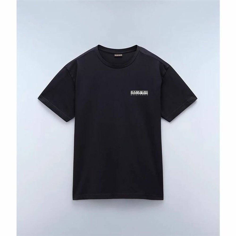 Tricou cu Mânecă Scurtă Bărbați Napapijri S-Linth Ss Negru