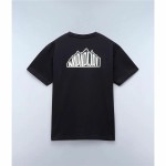 Tricou cu Mânecă Scurtă Bărbați Napapijri S-Linth Ss Negru