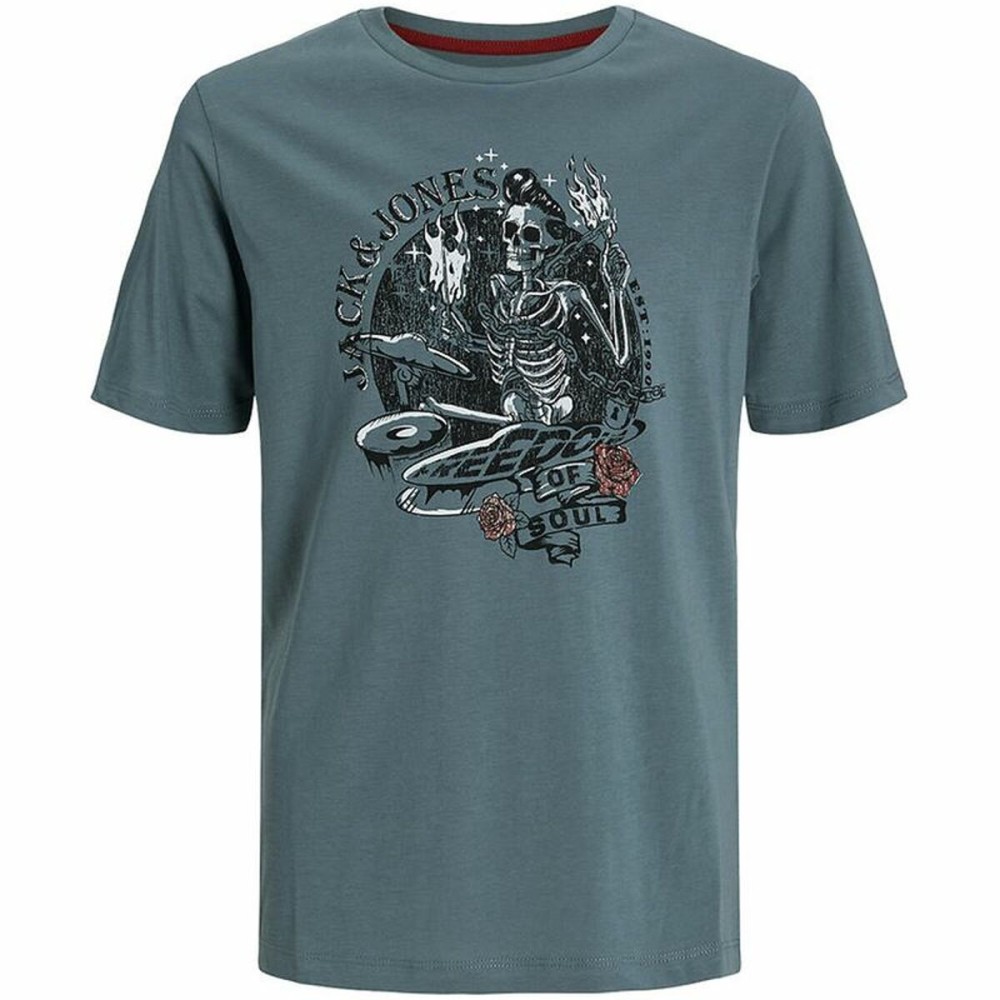 Tricou cu Mânecă Scurtă pentru Copii Jack & Jones skull Rock Crew