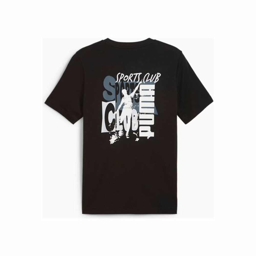 Tricou cu Mânecă Scurtă Bărbați Puma Graphics Puma Sports Club Negru