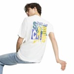 Tricou cu Mânecă Scurtă Bărbați Puma Graphics Puma Sports Club Alb