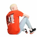 Tricou cu Mânecă Scurtă Bărbați Puma Graphics Puma Sports Club Portocaliu