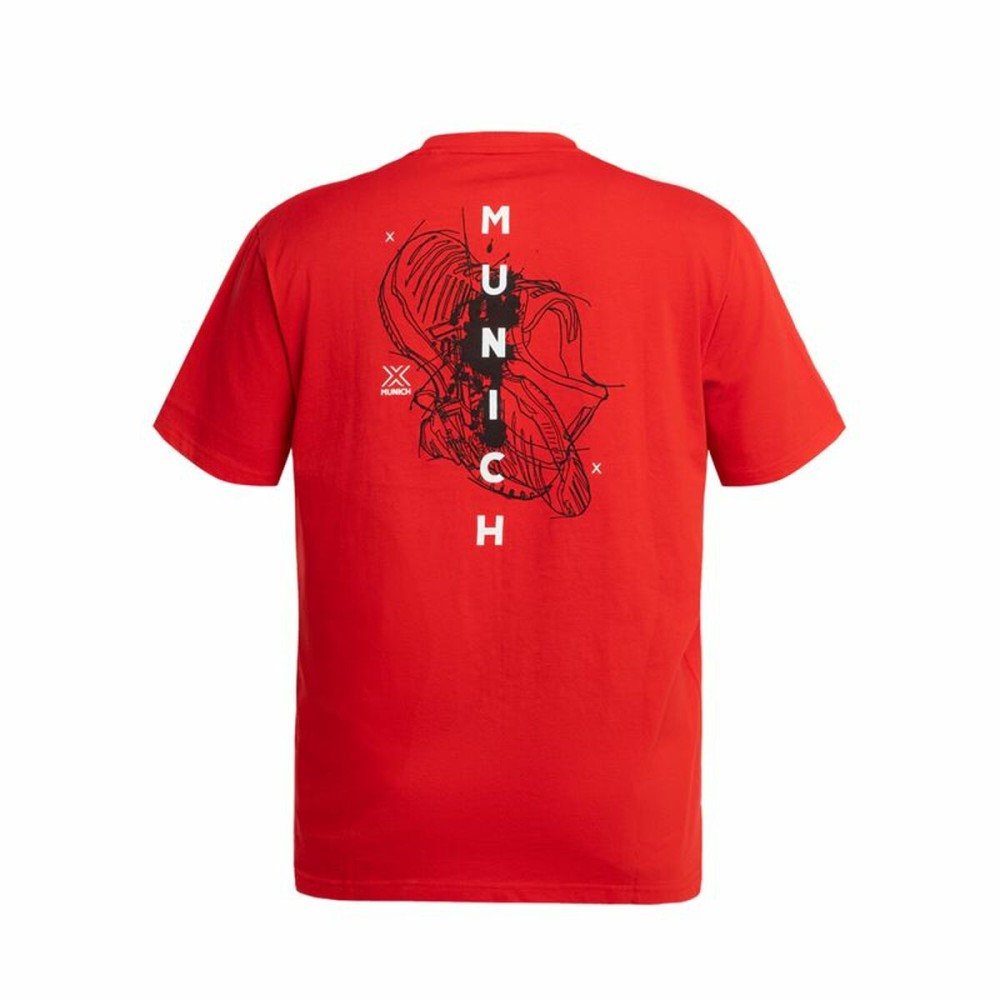Tricou Sport cu Mânecă Scurtă Munich Roșu