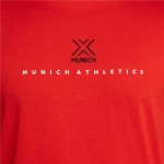 Tricou Sport cu Mânecă Scurtă Munich Roșu