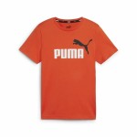 Tricou cu Mânecă Scurtă pentru Copii Puma Essentials+ 2 Col Logo