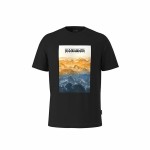 Tricou cu Mânecă Scurtă Bărbați Napapijri S-Rollin Ss Negru