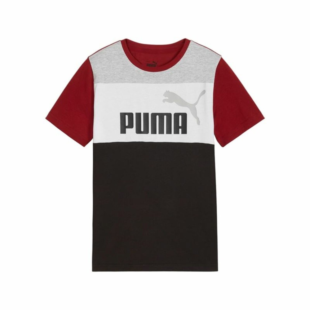 Tricou cu Mânecă Scurtă pentru Copii Puma Ess Block