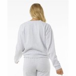 Hanorac fără Glugă Femei Rip Curl High Tide Surf Crew Gri