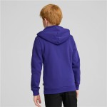 Hanorac cu Glugă Copii Puma Essentials+ 2 Col Big Logo Albastru