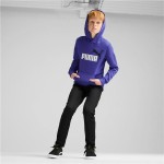 Hanorac cu Glugă Copii Puma Essentials+ 2 Col Big Logo Albastru