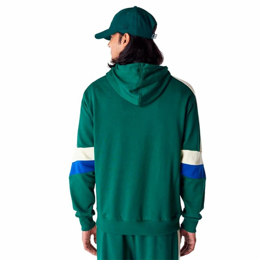 Hanorac cu Glugă Bărbați New Era COLOUR BLOCK OS Milwaukee Bucks