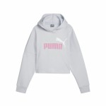 Hanorac cu glugă pentru fete Puma Ess Logo Cropped Hoodie G