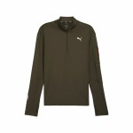 Hanorac fără Glugă Bărbați Puma Flex 1/4 Zip Verde inchis
