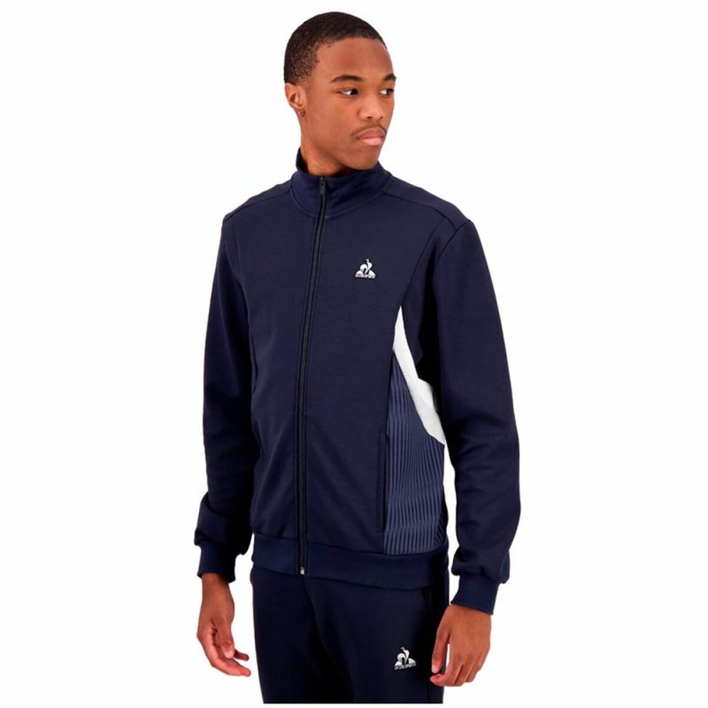 Hanorac fără Glugă Bărbați Le coq sportif Heritage Fz Sweat N°1 Albastru închis