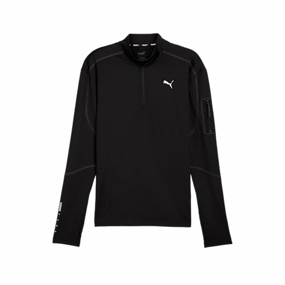 Hanorac fără Glugă Bărbați Puma Flex 1/4 Zip Negru