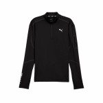 Hanorac fără Glugă Bărbați Puma Flex 1/4 Zip Negru