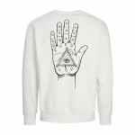 Hanorac fără Glugă Bărbați Jack & Jones Jjmystic Alb Maro