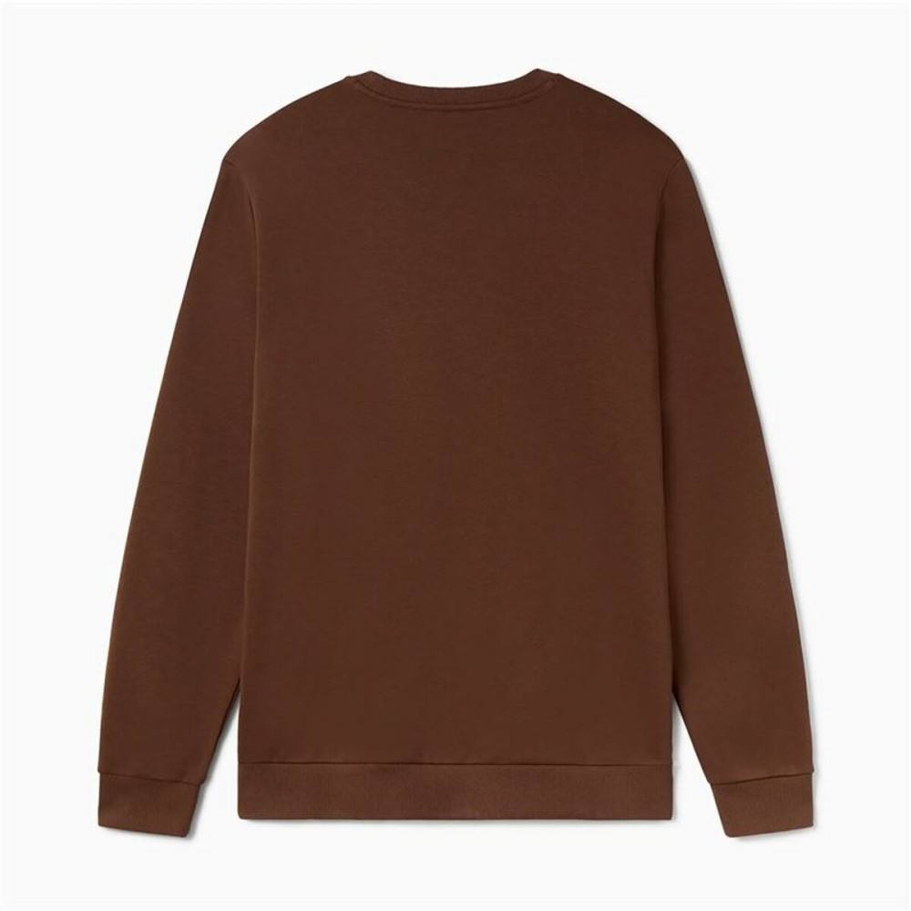 Hanorac fără Glugă Bărbați Puma Essentials+ Graphic Crew Fl Hombre Maro